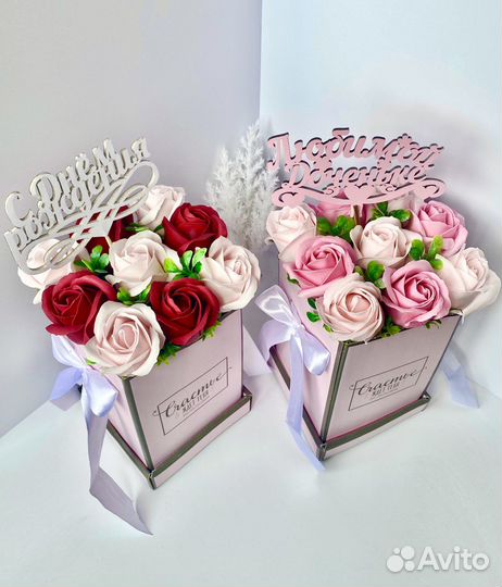 Цветы из мыла