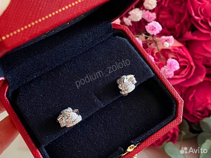 Серьги Cartier Panthere