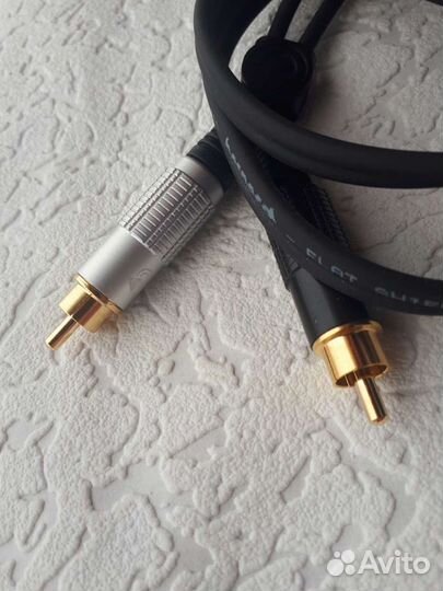 Аудио кабель 2 RCA на 3,5 мм x stereo jack 6.3 mm