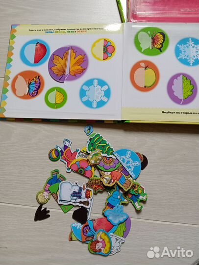 Развивающая магнитная книга 