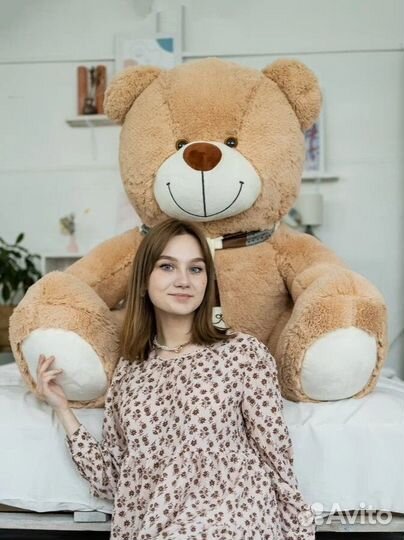 Плюшевый медведь новый, 180 см