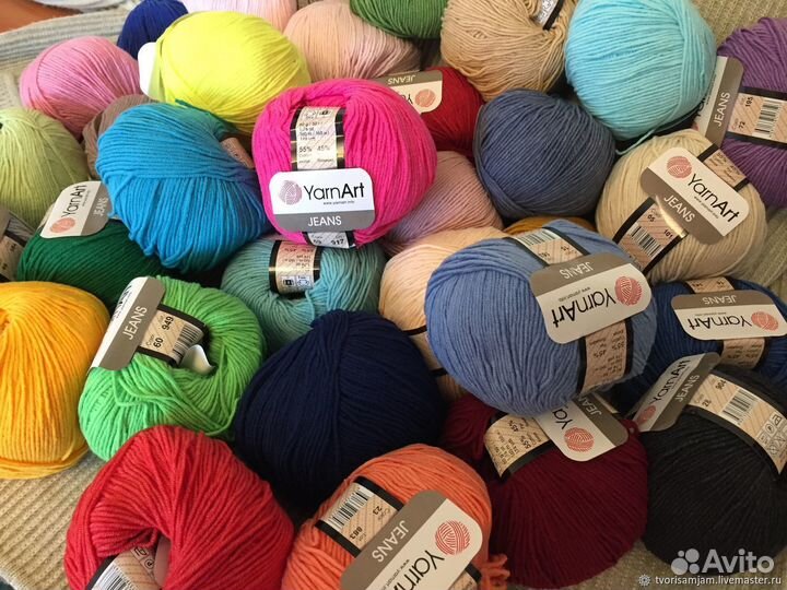 Пряжа YarnArt Jeans (Ярнарт Джинс)