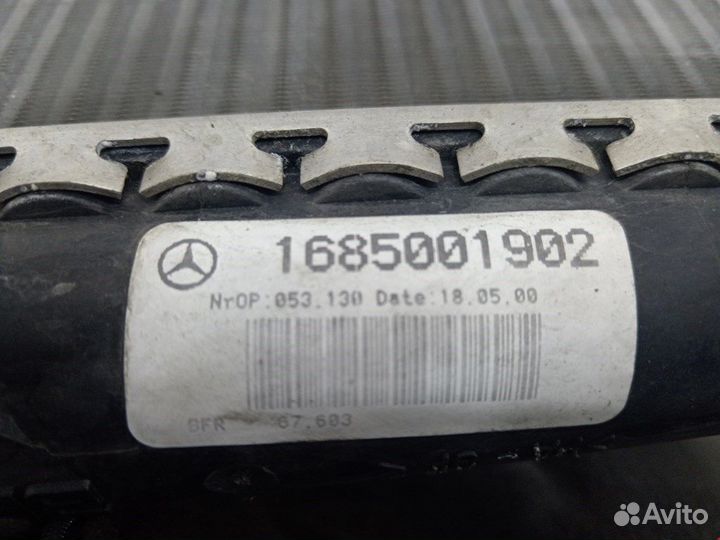 Радиатор основной для mercedes-benz A-Class (W168)