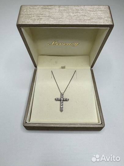 Кулон Mercury крест