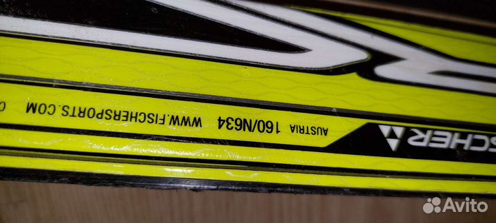 Лыжи беговые fisher 160 см