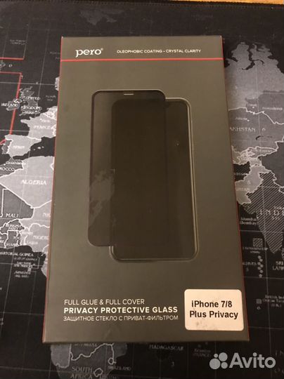 Новое защитное стекло на айфон 7-8 +