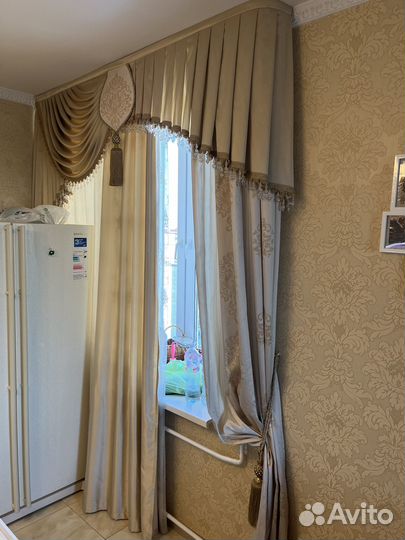 Комплект штор с ламбрекеном