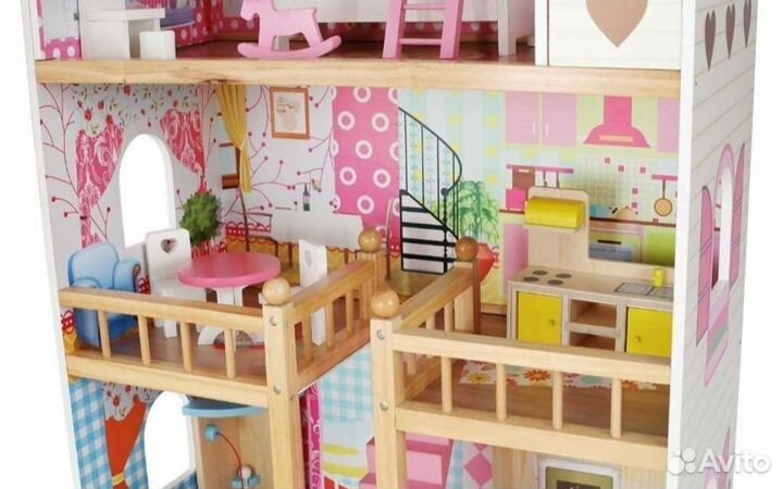 Кукольный домик Demi star 14 предметов новый