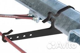 Держатель тормозных тросов прицепа, пластик, Разм