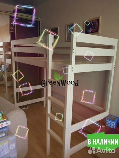 Кровать чердак