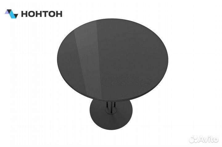 Стол журнальный SHT-CT54/H43 черный / черный муар