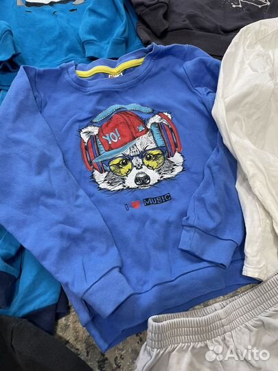 Одежда пакетом на мальчика 110-116