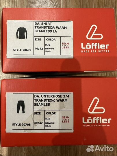 Термобелье женское loffler transtex warm