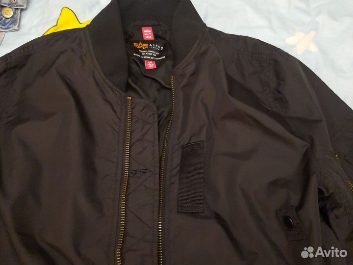 Бомбер alpha industries мужской