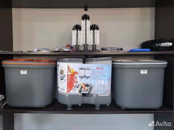 Аппарат для мойки барного стекла Delfin TS 2100