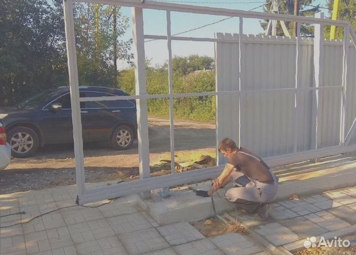 Ворота на дачу 5000*2000