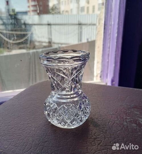 Ваза, салатница хрустальная СССР