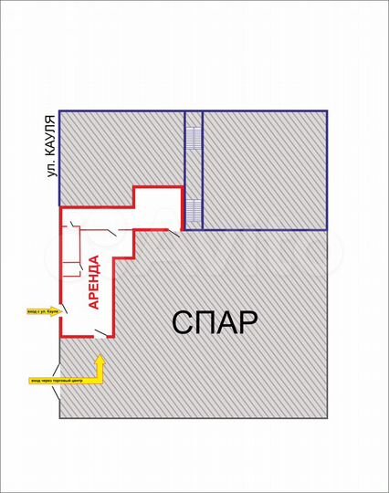 Торговая площадь, 100 м²