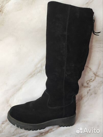 Сапоги женские зимние замша
