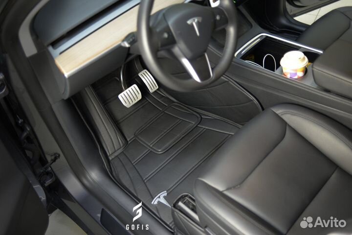 Коврики Tesla Model Y 2023 премиум класса