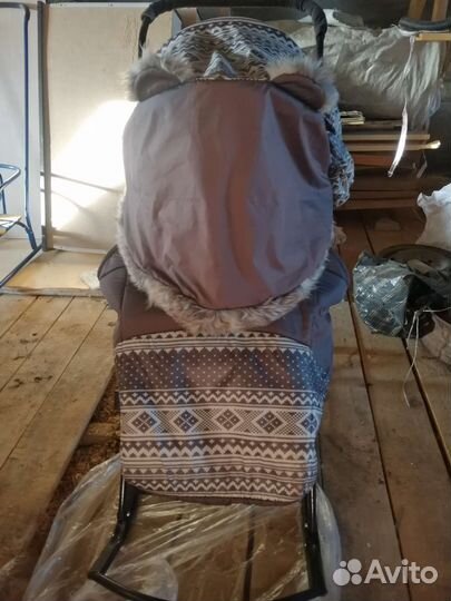 Детские санки коляска