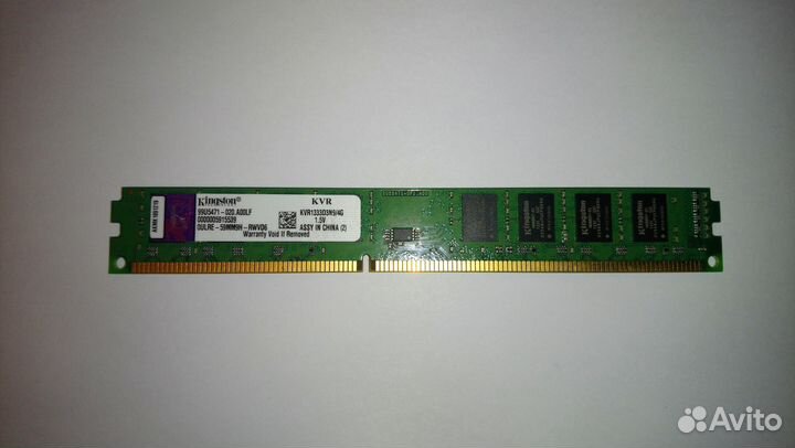 Оперативная память DDR3 Kingston 4GB