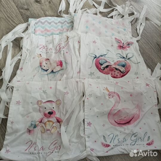 Бортики в кроватку