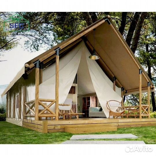 Сафари тент для глэмпинга, палатка для отдыха