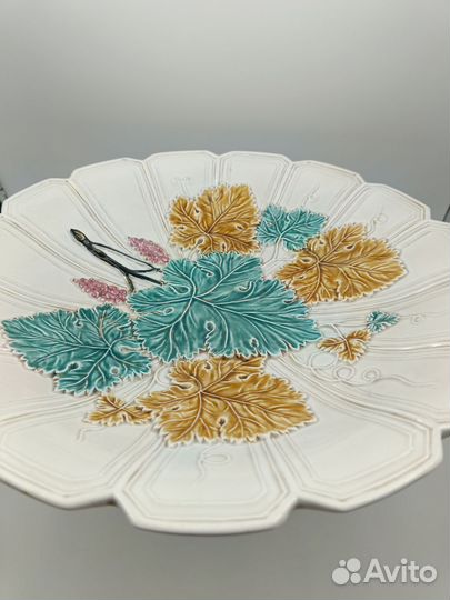 Ваза фруктовница фарфор Кузнецов конец 19 в