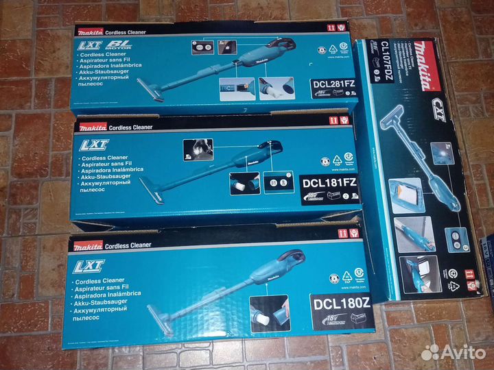 Аккумуляторный пылесос makita