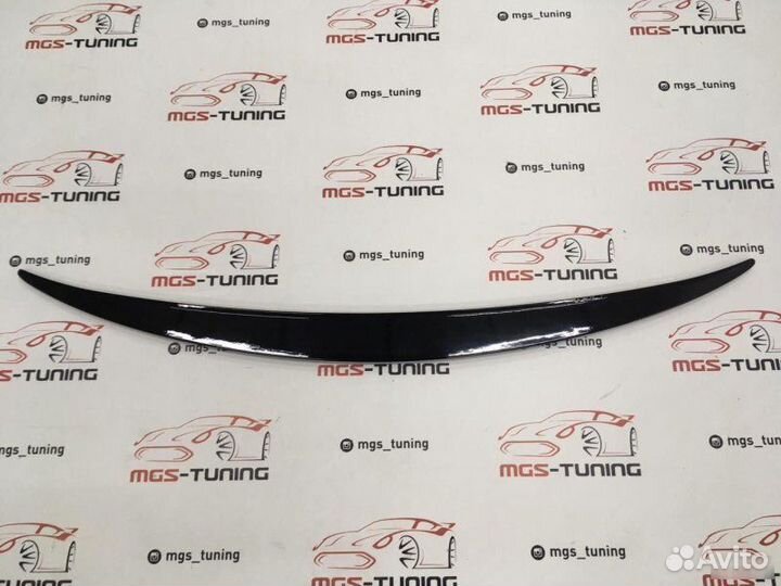 Спойлер черный Mercedes E-Class w213