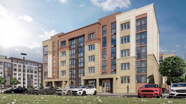 1-к. квартира, 31,1 м², 1/5 эт.