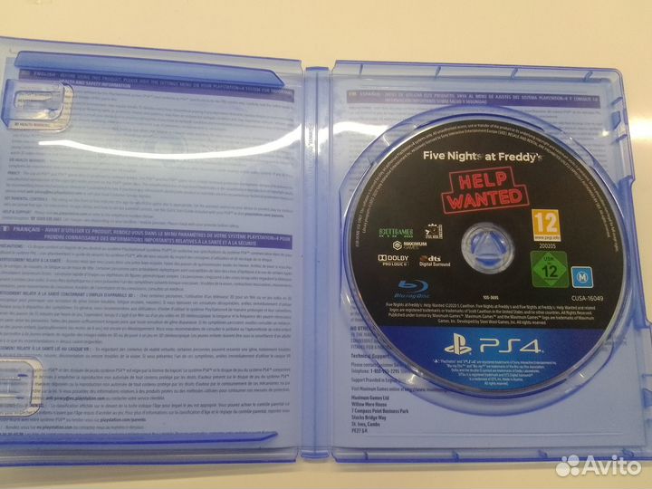 Five nights AT Freddys PS4 (б/у)