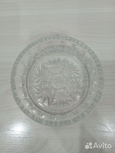 Конфетница пепельница стекло