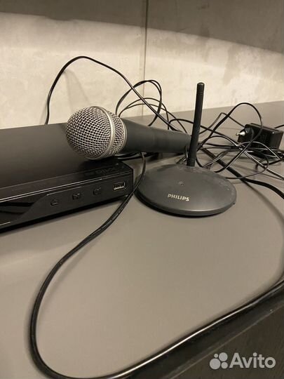 Dvd плеер с караоке lg и два микрафона