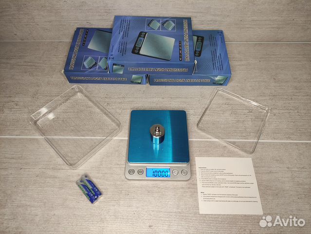 Весы ювелирные кухонные электронные 500г / 0,01г