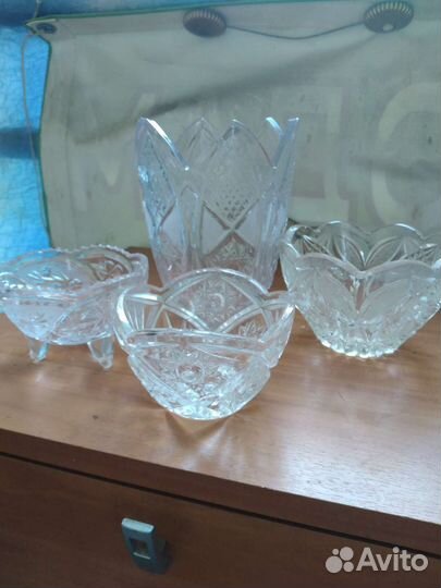 Ваза хрустальная СССР