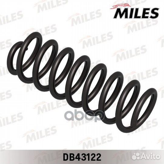 Пружина подвески renult sandero 07- задняя (LES