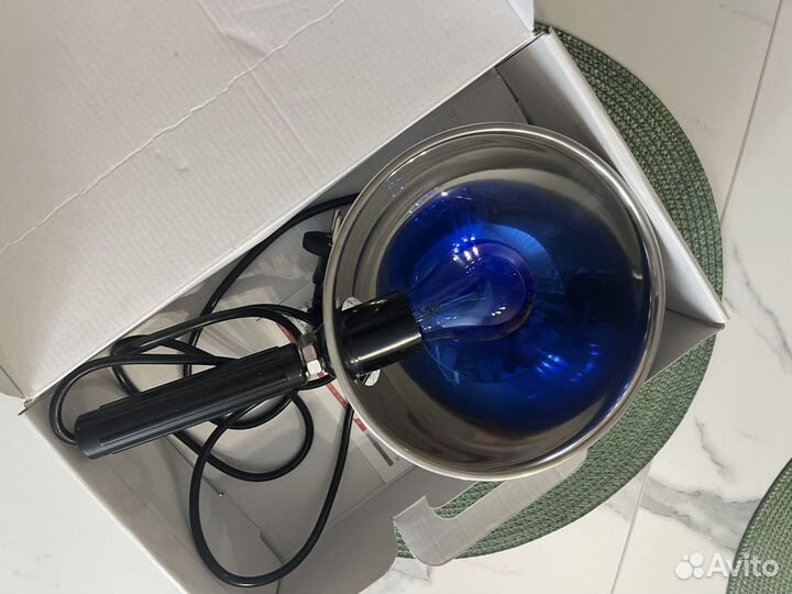 Синяя лампа для прогревания рефлектор Минина