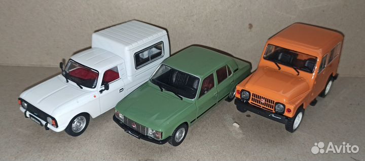 Москвичи 1:43