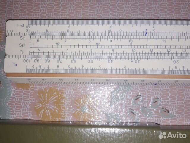 Линейка логарифмическая СССР