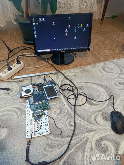 Материнская плата с процессором и памятью HP DV6