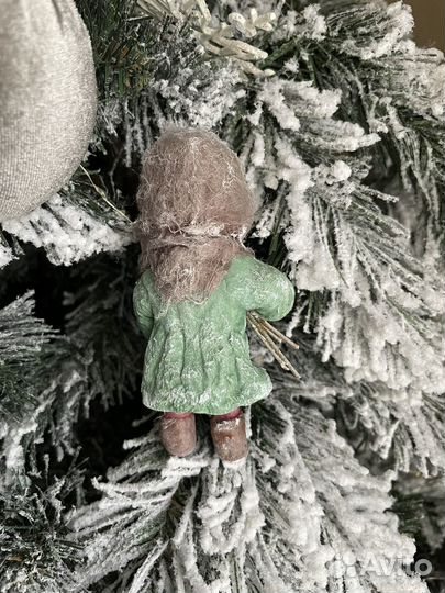 Ватные елочные игрушки