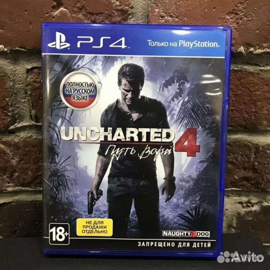 Игра на ps 4 Uncharted Путь Вора 4