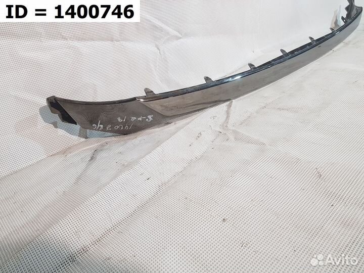 Молдинг решетки радиатора хром Hyundai Santa Fe