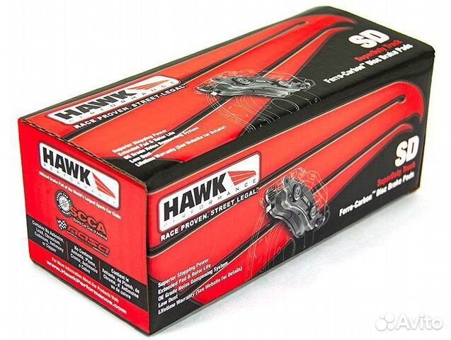Колодки тормозные Hawk LC200