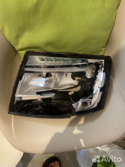 Фара передняя и фонарь задний skoda octavia a7