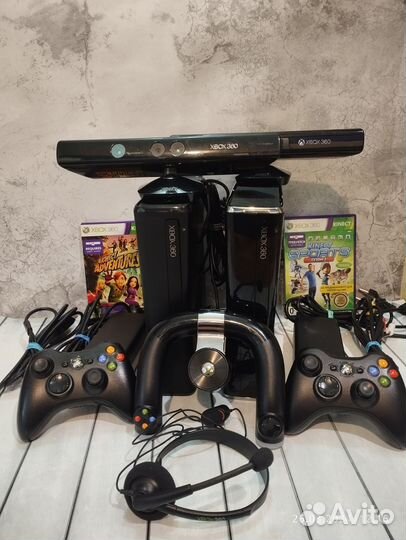 Xbox 360 slim freeboot 500 Gb +22 игры