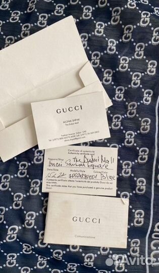Шелковый платок gucci, Оригинал, новый