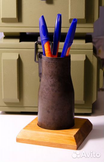 Карандашница из гильзы